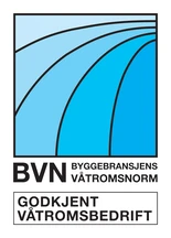 Godkjent våtromsbedrift etter Byggebransjens våtromsnorm